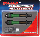 Traxxas tlmič GTR xx-long hliník/PTFE zelený, piestnice TiN (2)