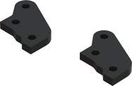 Arrma placas B dirección aluminio, negro (2)