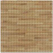 BRIXIES Plus 225.002 Dizajnová podložka na stavanie - drevo 25,5 x 25,5 cm