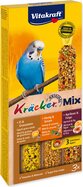 Tyčinky Vitakraft Kracker Trio Mix s vajíčkom, medom a marhuľami 3ks