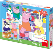 Dino Peppa Pig 3x55 Puzzle