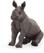 Mojo Baby Rhinoceros sitzend