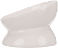 Miska zvýšená keramická 0,15l*13cm biela