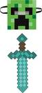 Minecraft komplet maska in penasti meč Creeper