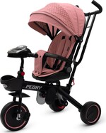 Detská trojkolka Baby Mix Peony EVA ružová