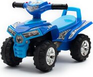 Detské odrážadlo so zvukom Štvorkolka Baby Mix modrá