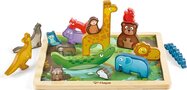 Hape Puzzle - Zvieracie kráľovstvo