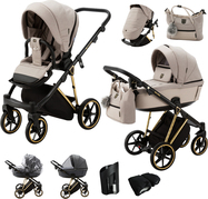 ADAMEX Kočík kombinovaný Belissa Special Edition Beige/Gold