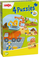 Haba Puzzle für die Kleinsten Baustelle 4 Stk