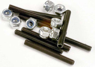 Traxxas červík imbus M3x25mm (8), matica M3 (8)