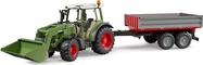 Bruder Fendt Vario 211 traktor s vlekom a nakladačom