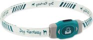 Obojok Dog Fantasy LED Svietiaci rôznofarebný nabíjací M 50cm