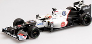 1:43 SAUBER F1 TEAM FERRARI C31 - KAMUI KOBAYASHI - 3RD PLACE JAPAN GP - 2012