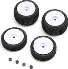 Losi kolesá s pneumatikami biely disk (4): Micro-B