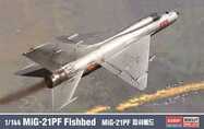 Model Kit letadlo 12664 - MIG-21PF FISHBED (1:144)