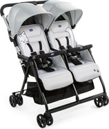 CHICCO Kočík súrodenecký športový Ohlala Twin Silver Cat