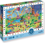 SENTOSPHERE Detské puzzle Hľadaj a nájdi Lunapark 100 dielikov