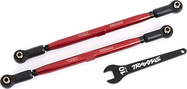 Traxxas spojovačka riadenia hliníková červená (2) (pre #7895)