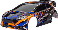 Traxxas каросерия Ford Fiesta ST Rally VXL оранжева