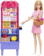 Barbie bábika Malibu nakupuje - herný set