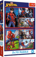 Trefl Puzzle 2x70 Spiderman / Pavúčie príbehy