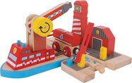 Bigjigs Rail Firefighters Marineretter