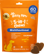 Zesty Paws 5-in-1 Chews (60 ks), funkčný doplnok stravy pre psov 5v1