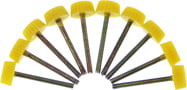 Skrutka M2x19mm s plastovou hlavou žltá (10)