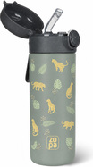Termos pentru lichide cu pai și suport din silicon 350 ml, Wild Gepard