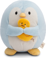 NICI pluș MyMochi Pinguin Waddle 16cm cu rățușcă în ambalaj cadou