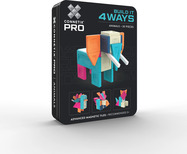CONNETIX® Pro Build-It Animals magnetisches Bauset 30 Stück