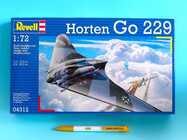 Plastic ModelKit letadlo 04312 - Horten Go-229 (1:72)