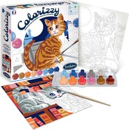 SENTOSPHERE COLORIZZY Maľovanie podľa čísel Mačky