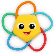 BABY EINSTEIN Hryzačka s hrkálkou Soothing Star bez BPA 0m+