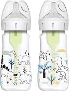 Dr.Browns fľaša Wide Neck Dino 2x270ml