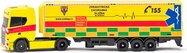 Maisto - CZ - Mini pracovné stroje, Kontajnerový náves Scania 770S GOLEM EMS, Česká republ