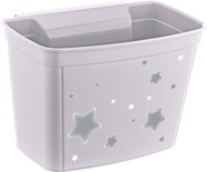 Univerzálny závesný box na prebalovací pult "Stars", Biela