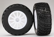 Traxxas koleso 2.2/3.0", disk Rally biely, pneu Gravel (2)