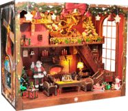 2Kids Toys Miniatură căsuță Crăciun Fericit
