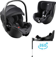 Autosedačka set Baby-Safe Pro + Vario Base 5Z + autosedačka Dualfix 5z Classic, Deep Black