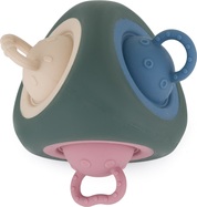 PETITE&amp;MARS Hračka silikónová Pop Up Triangle Misty Green 10m+