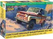 Model Kit auto 43007 - UAZ-469 (1:43)