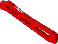 Bara sasiu Arrma centru fata 98mm, aluminiu, rosu