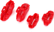 Traxxas brzdové strmene červené (sada): 4-Tec 2.0