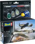 ModelSet letadlo 63770 - Messerschmitt Bf109E &amp; Ju87B Stuka (1:144)