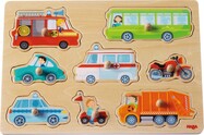 Haba Drevené vkladacie puzzle Dopravné prostriedky