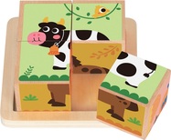 2Kids Toys Drevené kocky Farma 2