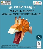Fiesta Crafts Kreativset 3D-Puppe Triceratops