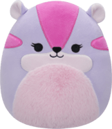 SQUISHMALLOWS Fialovo-ružový chipmunk - Tamara