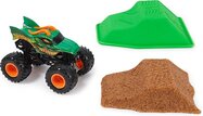 Monster Jam - Sammlermodell aus Metall Monster Truck, Dragon Set mit Zubehör, 1:64